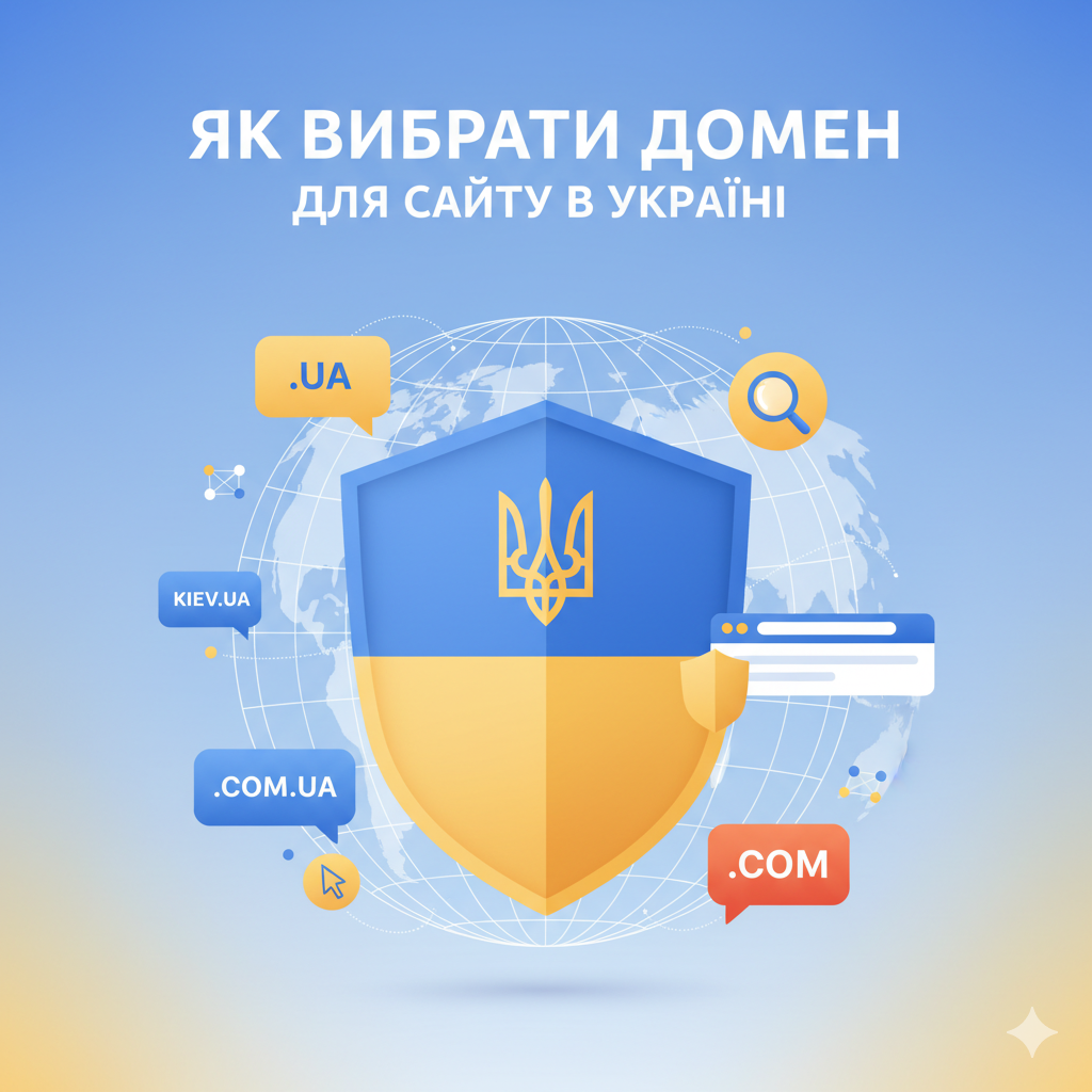 Как выбрать домен для сайта в Украине